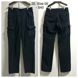 Aritzia Wilfred Free Black Glacier Cargo Pants (2 patch pockets)